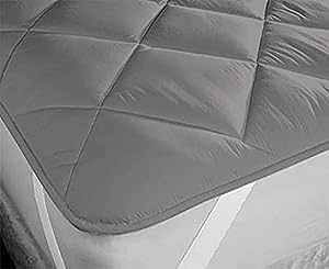 Cotton Quilted Mattress Protector Water-resistance - Grey