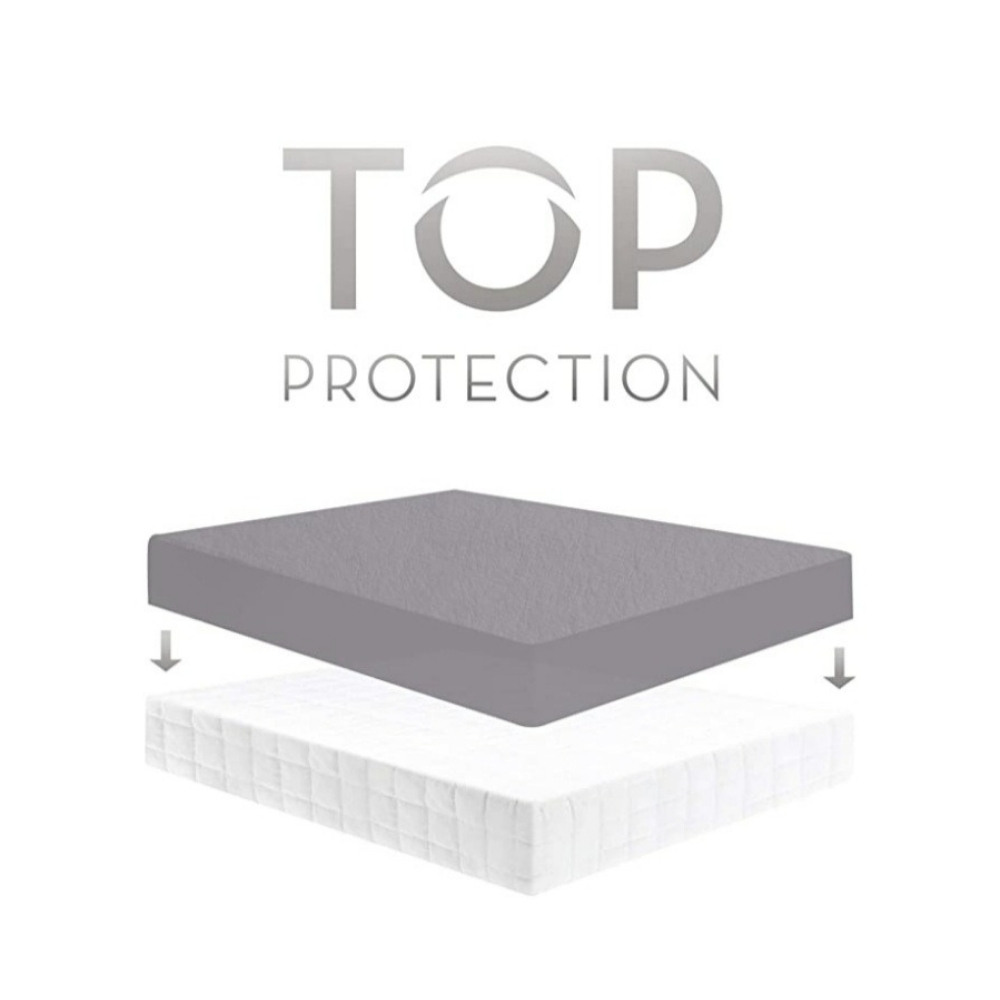 Terry Grey Mattress Protector