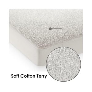 Terry White Mattress Protector