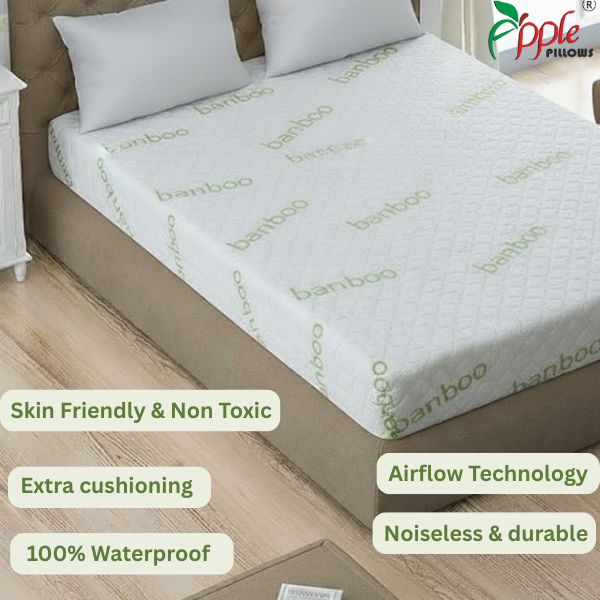 Apple Pillows Waterproof Natural Bamboo Mattress Protector